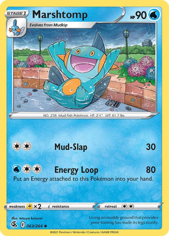 Carte Pokémon: Marshtomp [Flobio]