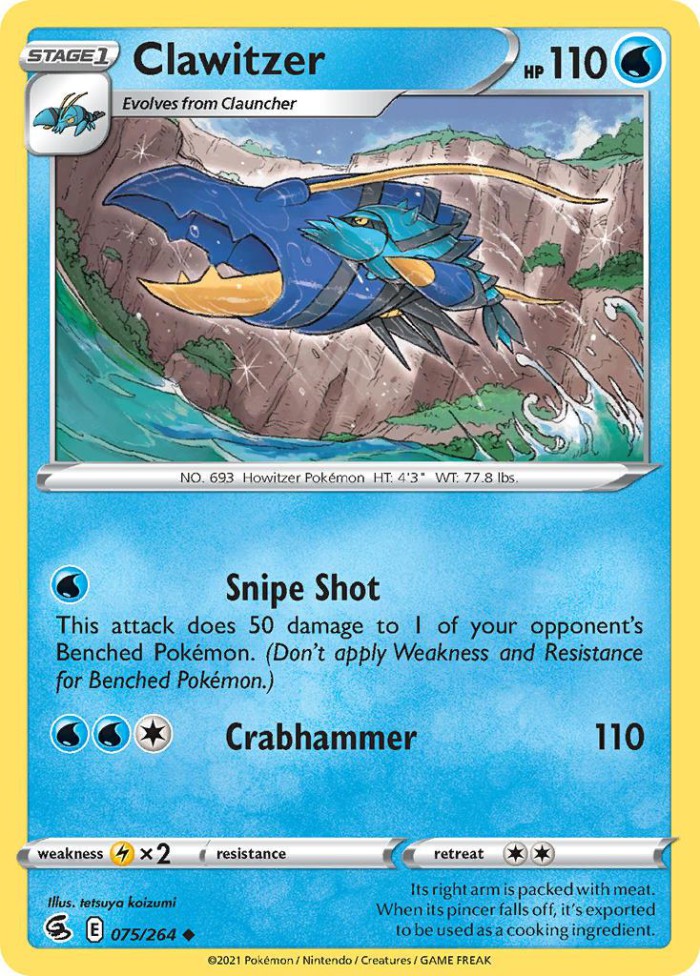 Carte Pokémon: Clawitzer [Gamblast]