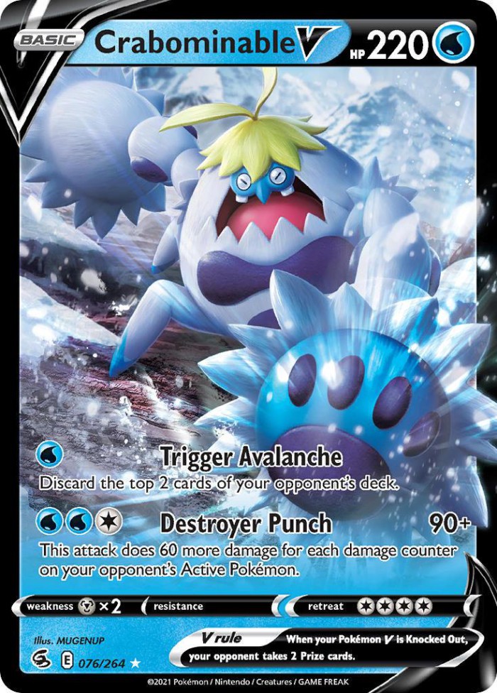 Carte Pokémon: Crabominable V [Crabominable V]