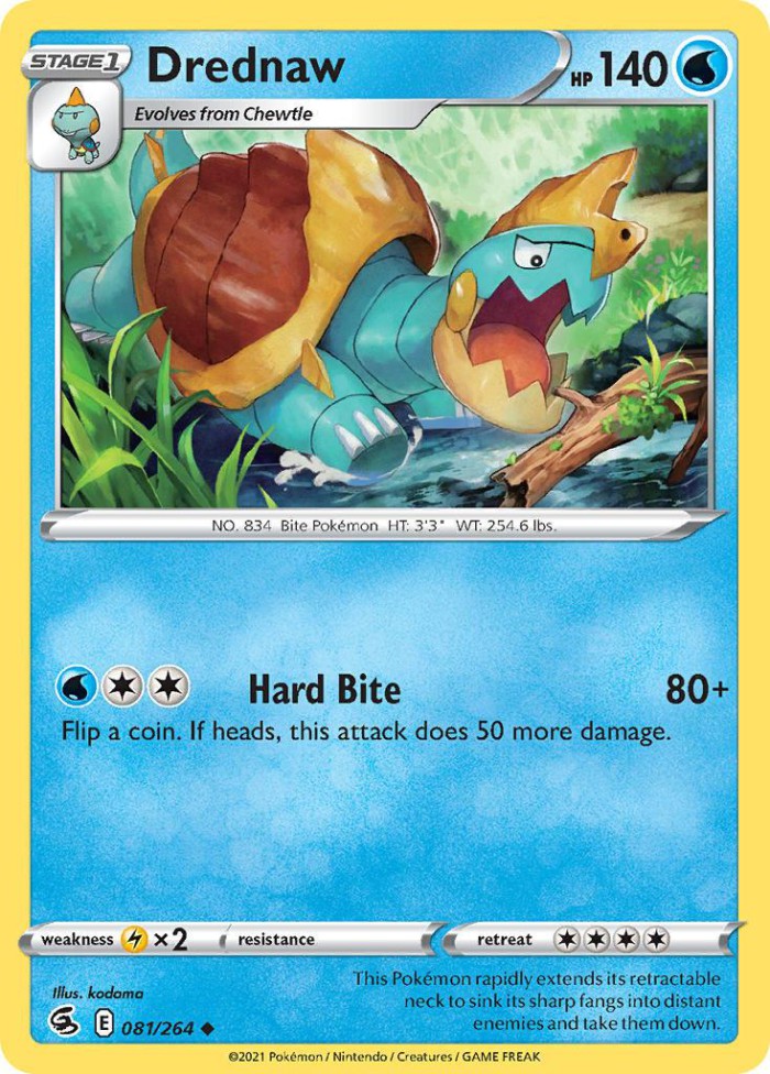 Carte Pokémon: Drednaw [Torgamord]