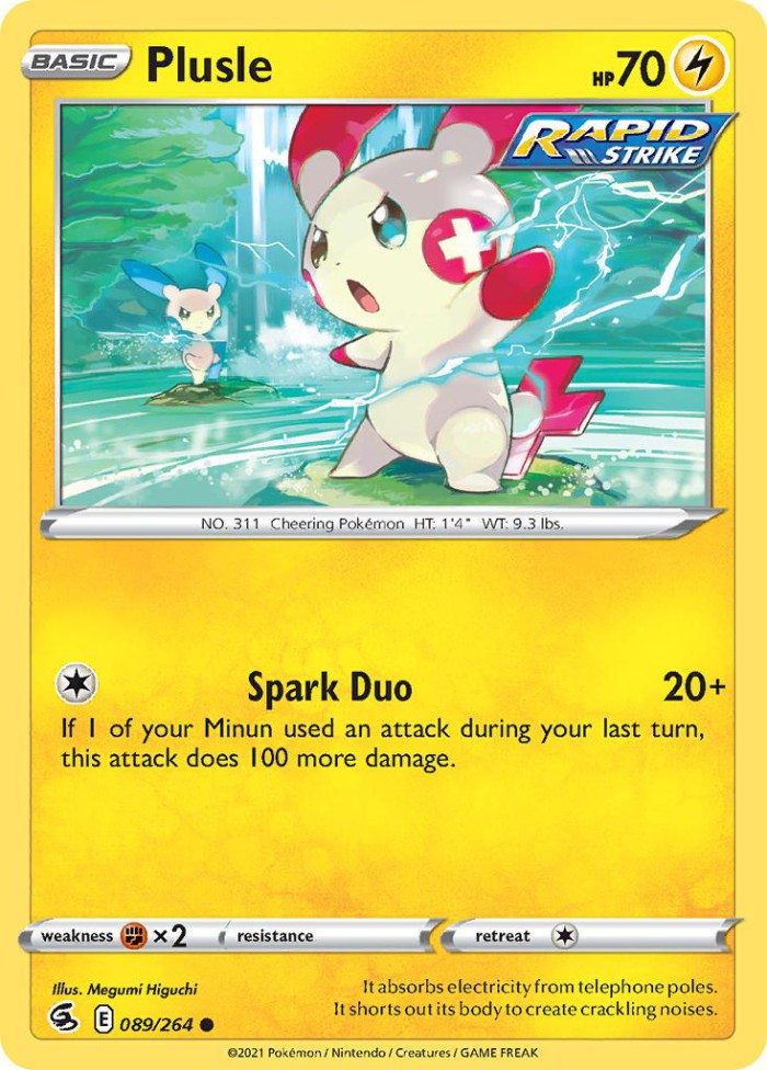 Carte Pokémon: Plusle [Posipi]