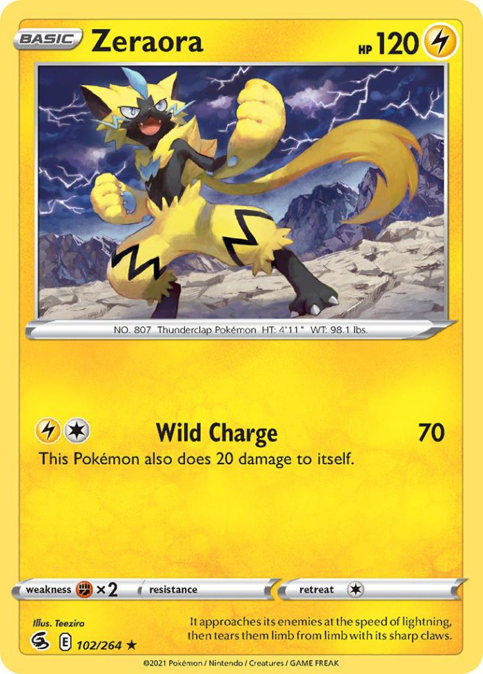 Carte Pokémon: Zeraora [Zeraora]