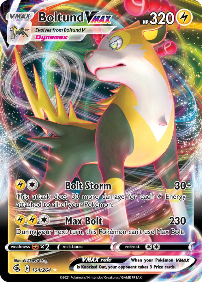 Carte Pokémon: Boltund VMAX [Fulgudog VMAX]