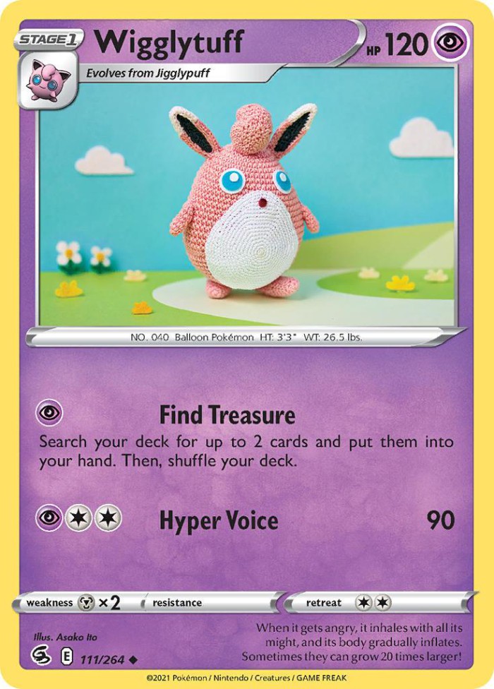 Carte Pokémon: Wigglytuff [Grodoudou]