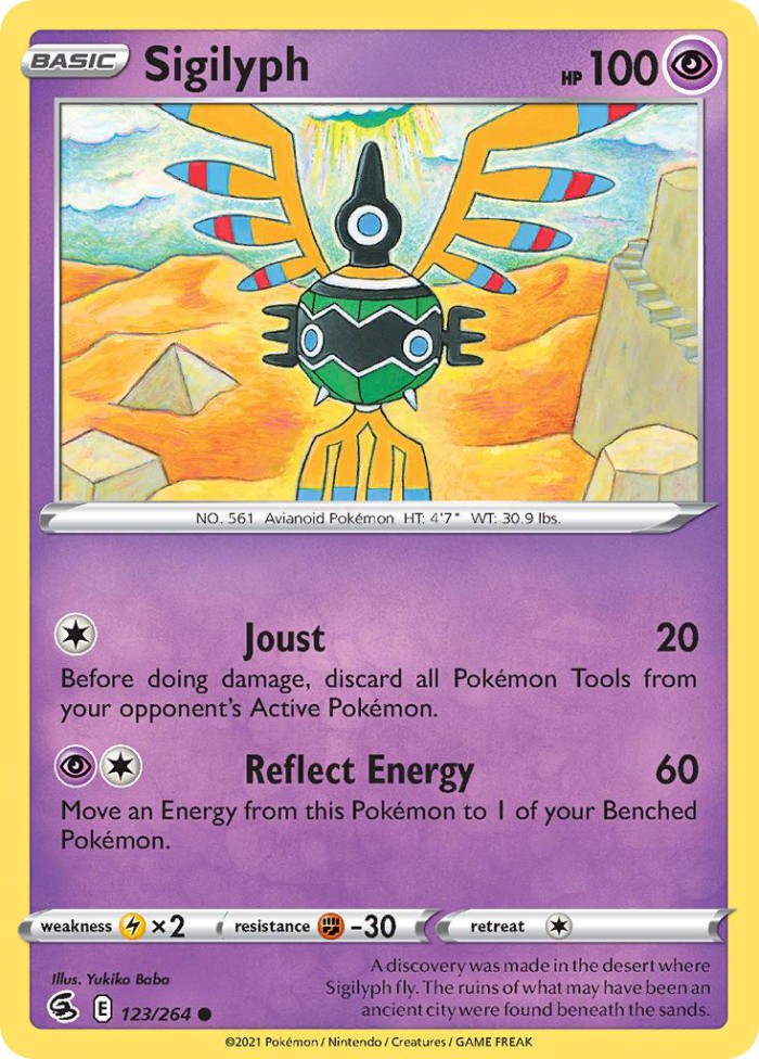 Carte Pokémon: Sigilyph [Cryptéro]