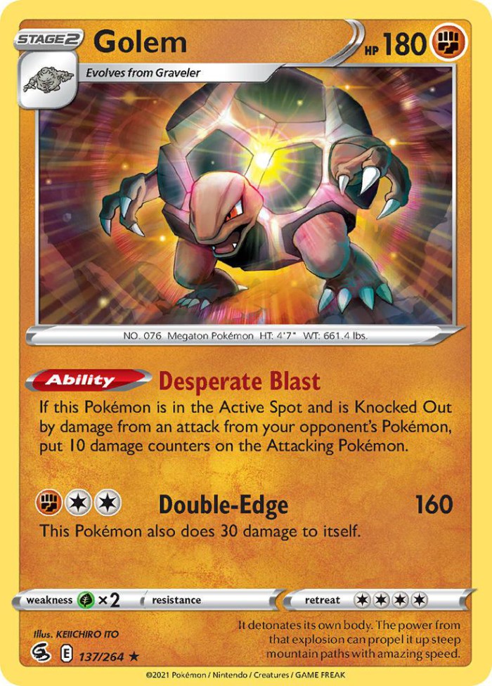 Carte Pokémon: Golem [Grolem]