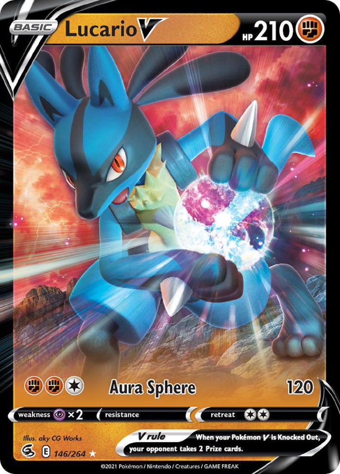 Carte Pokémon: Lucario V [Lucario V]