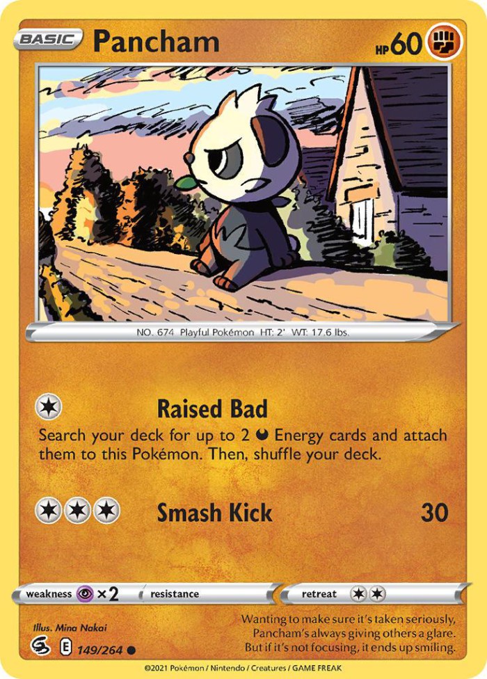 Carte Pokémon: Pancham [Pandespiègle]