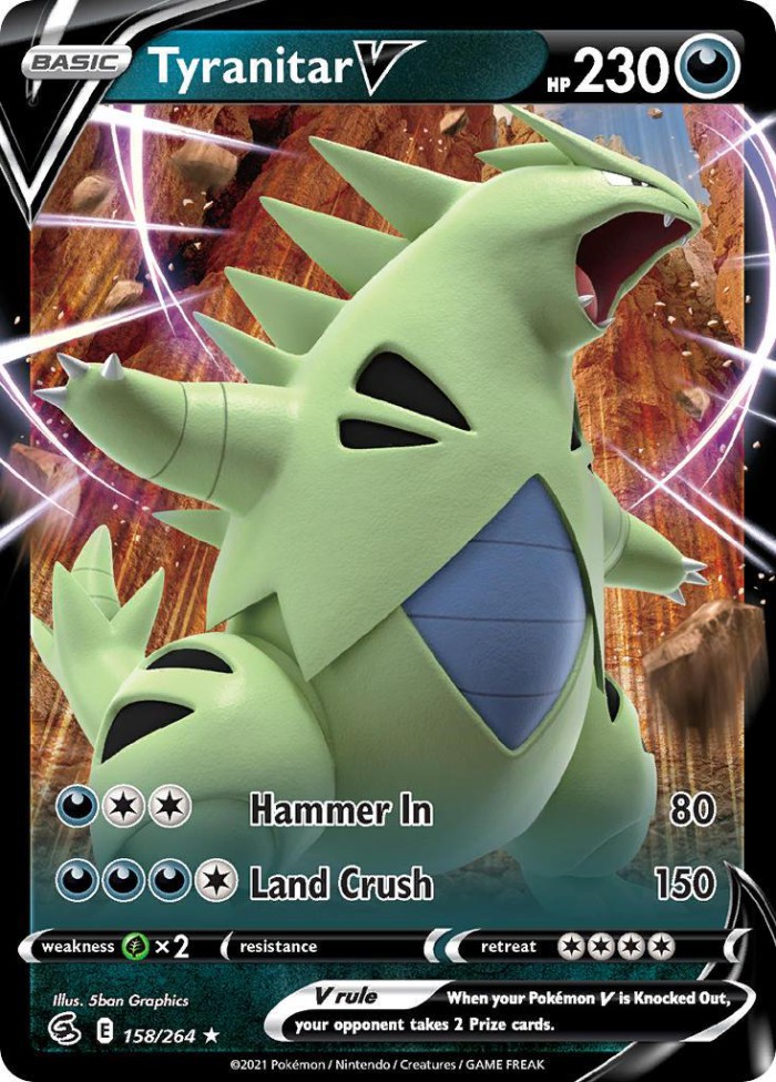 Carte Pokémon: Tyranitar V [Tyranocif V]