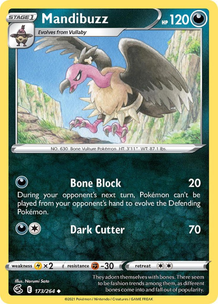 Carte Pokémon: Mandibuzz [Vaututrice]