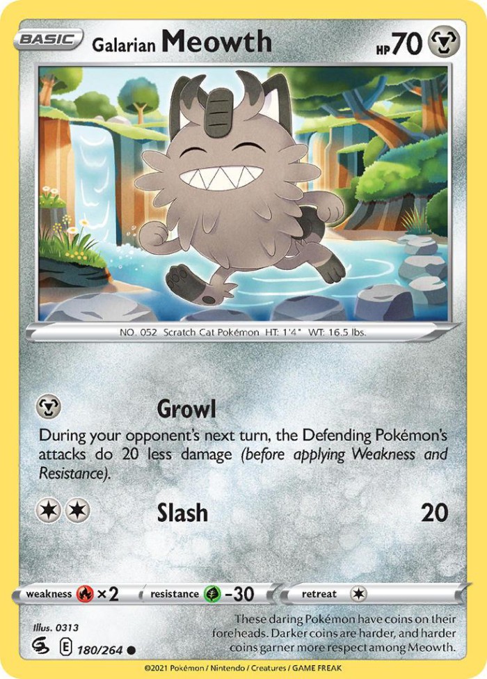 Carte Pokémon: Galarian Meowth [Miaouss de Galar]