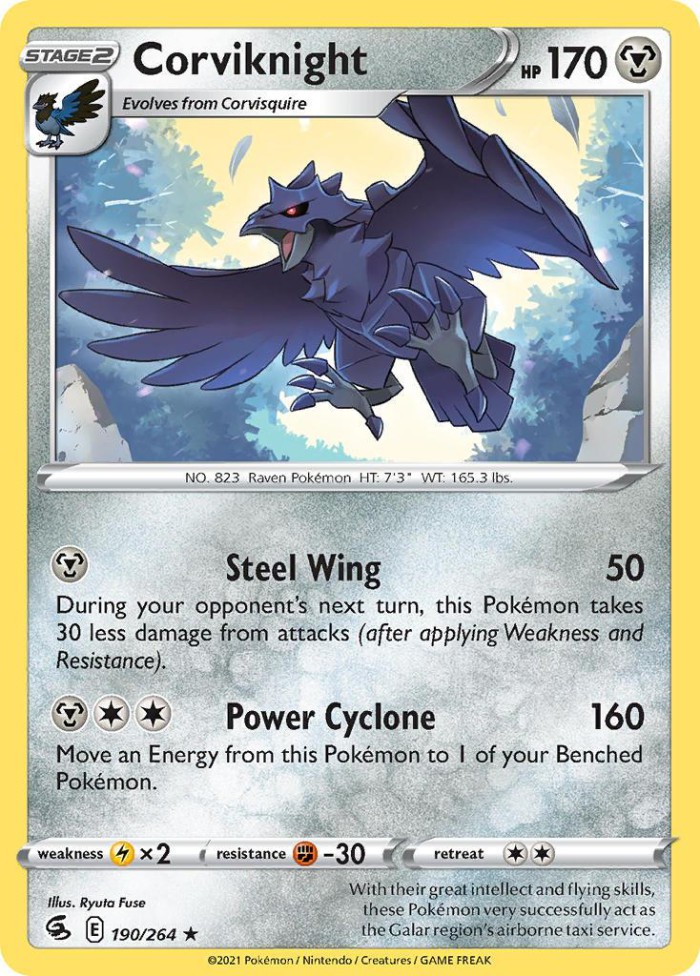 Carte Pokémon: Corviknight [Corvaillus]