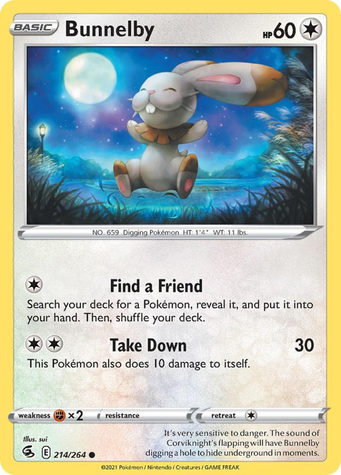 Carte Pokémon: Bunnelby [Sapereau]