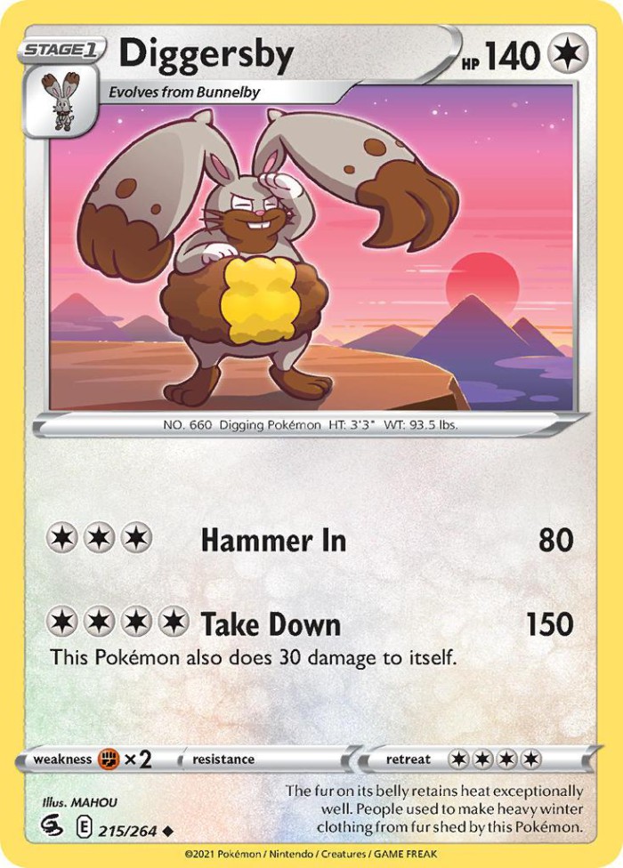 Carte Pokémon: Diggersby [Excavarenne]