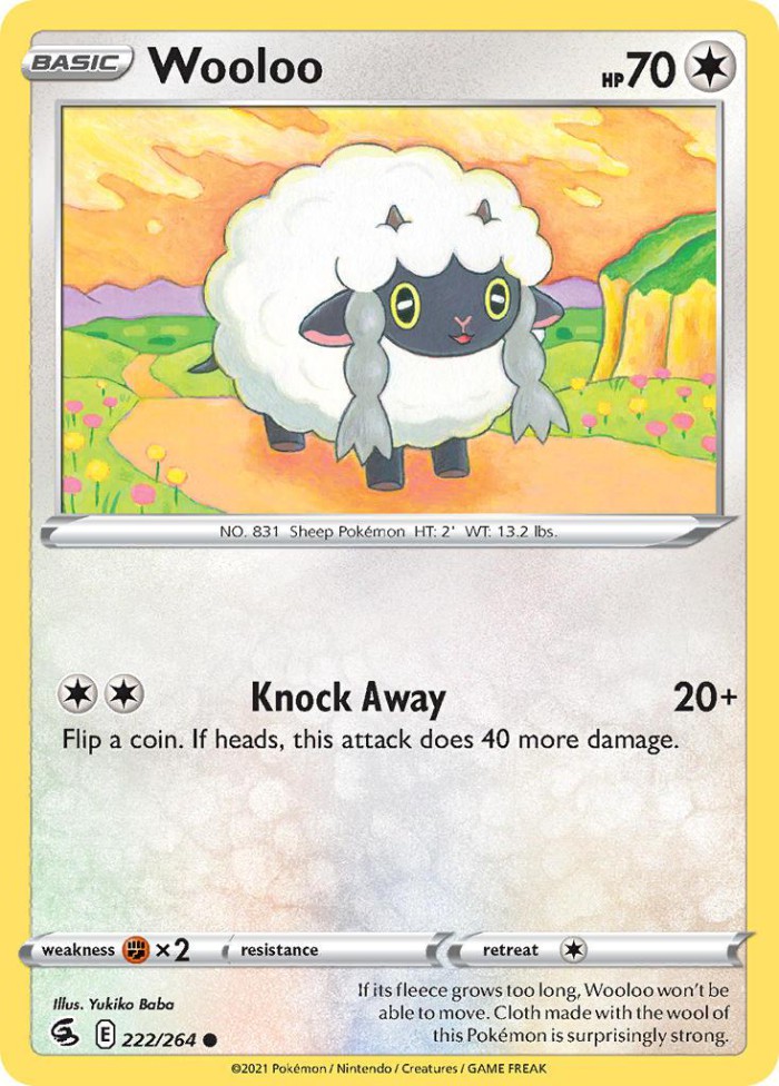 Carte Pokémon: Wooloo [Moumouton]