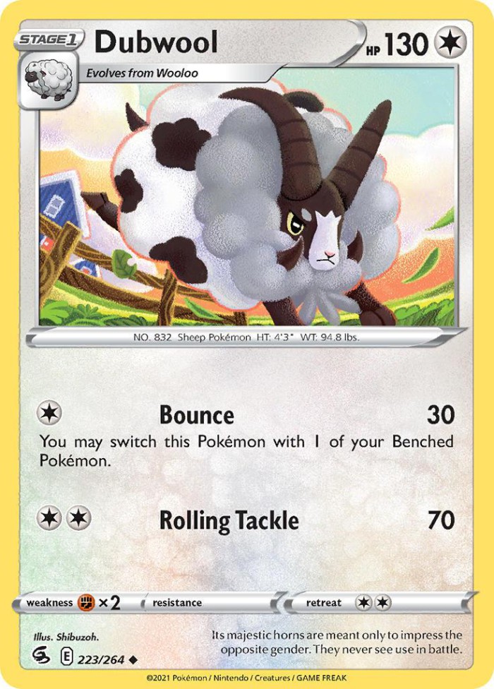 Carte Pokémon: Dubwool [Moumouflon]