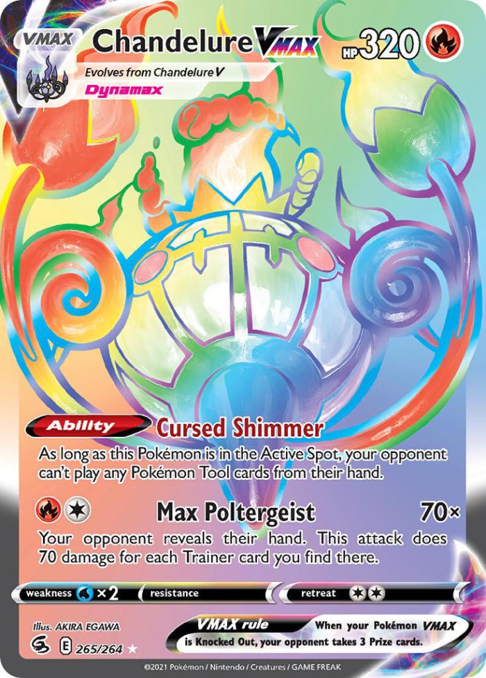 Carte Pokémon: Chandelure VMAX [Lugulabre VMAX]