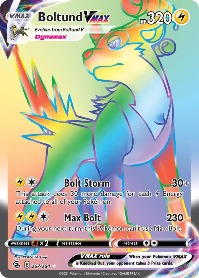 Carte Pokémon: Boltund VMAX [Fulgudog VMAX]