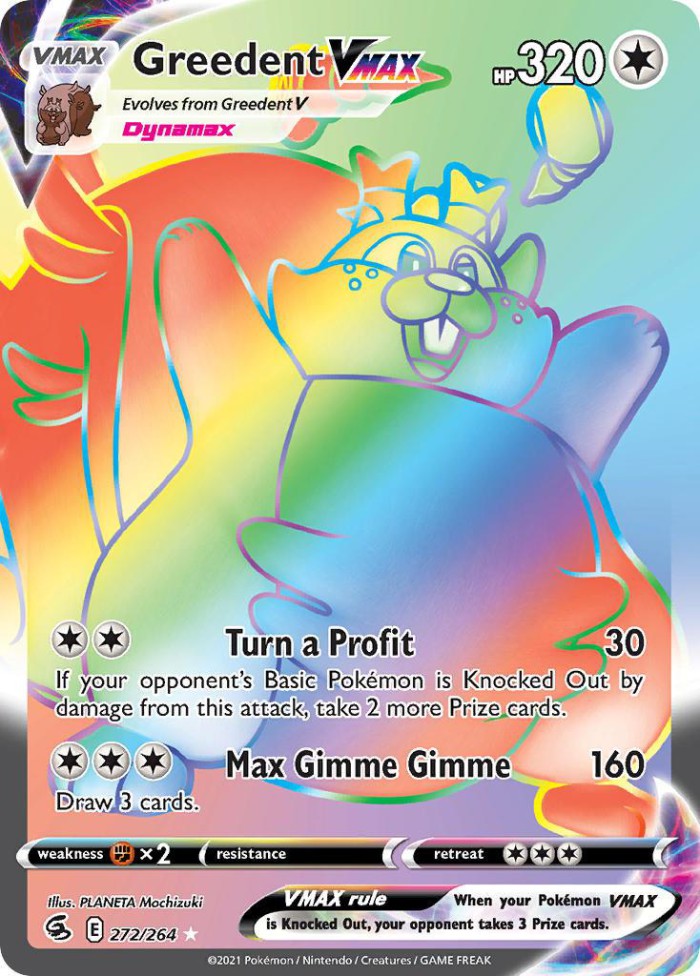 Carte Pokémon: Greedent VMAX [Rongrigou VMAX]