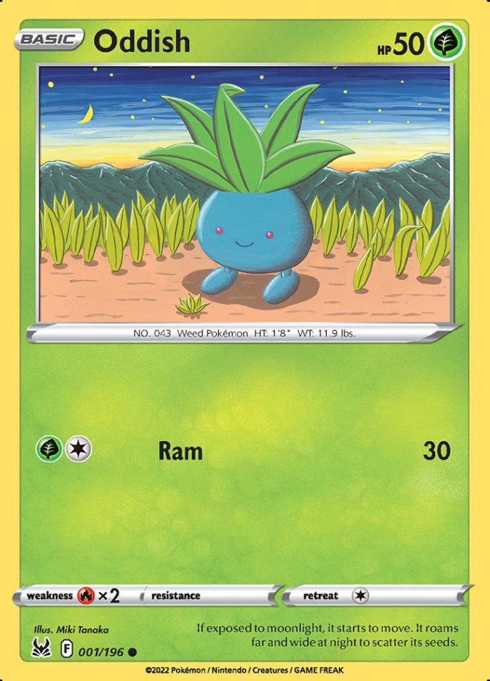 Carte Pokémon: Oddish [Mystherbe]