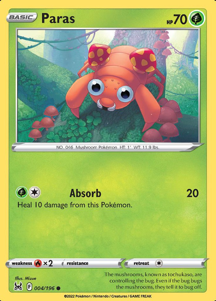 Carte Pokémon: Paras [Paras]