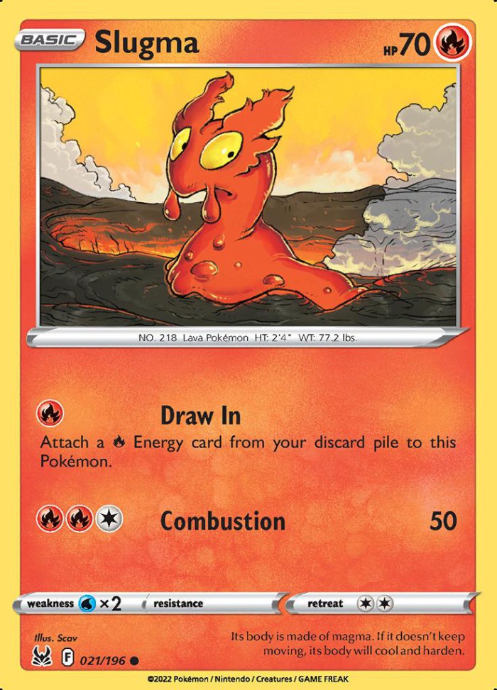 Carte Pokémon: Slugma [Limagma]