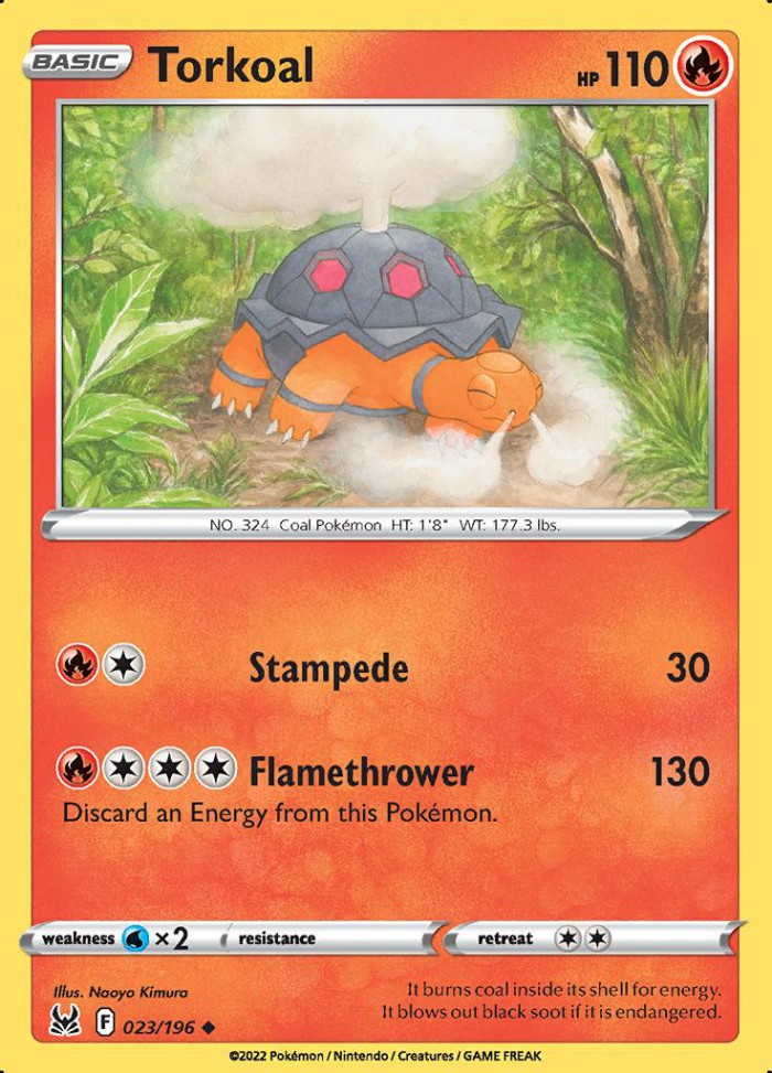 Carte Pokémon: Torkoal [Chartor]