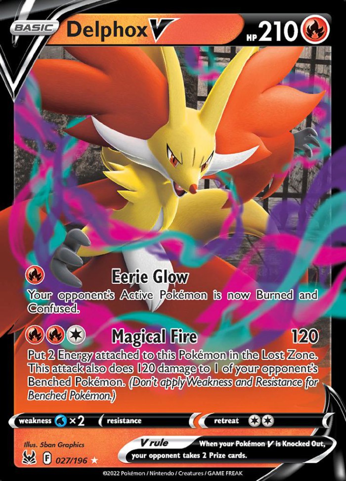 Carte Pokémon: Delphox V [Goupelin V]