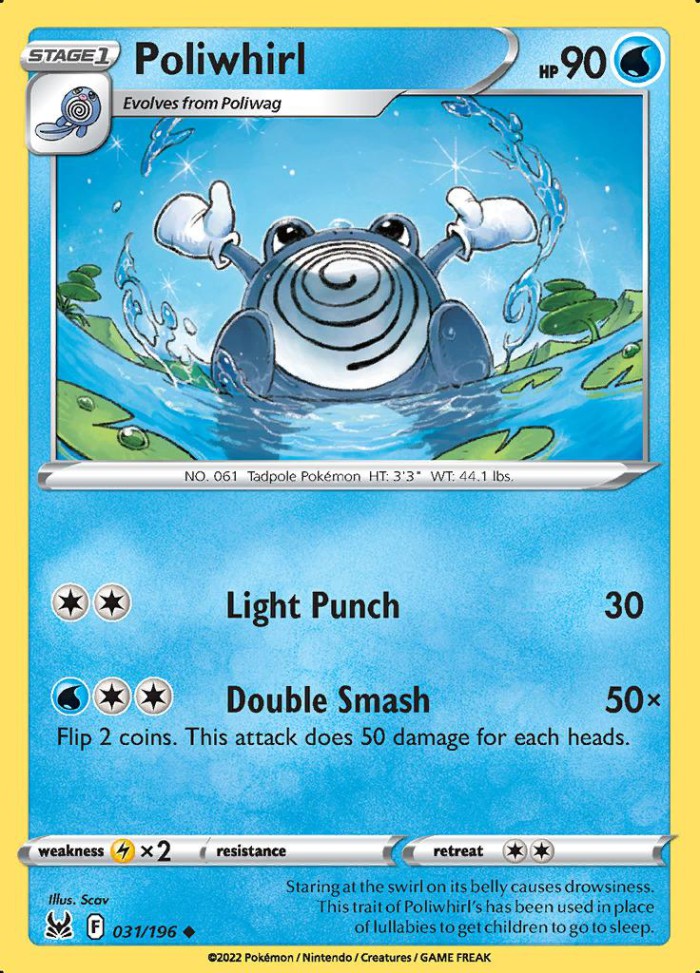 Carte Pokémon: Poliwhirl [Têtarte]