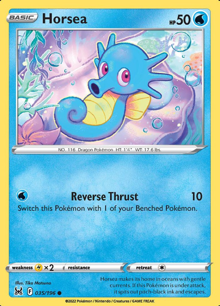 Carte Pokémon: Horsea [Hypotrempe]