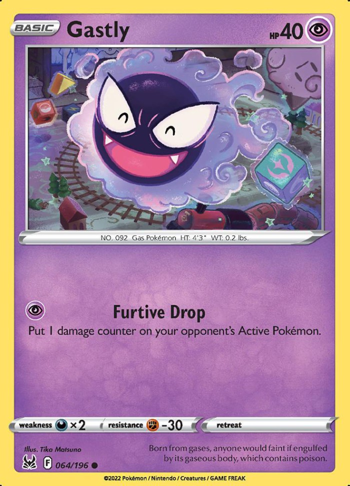 Carte Pokémon: Gastly [Fantominus]