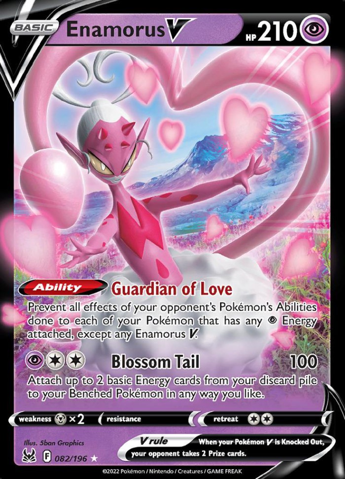 Carte Pokémon: Enamorus V [Amovénus V]