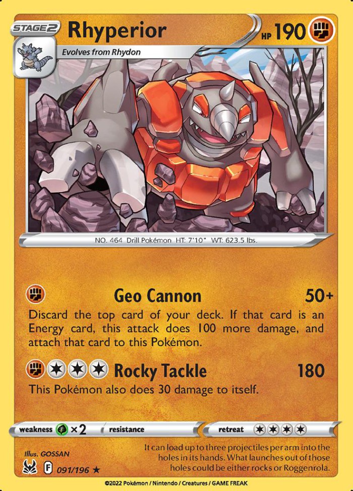 Carte Pokémon: Rhyperior [Rhinastoc]