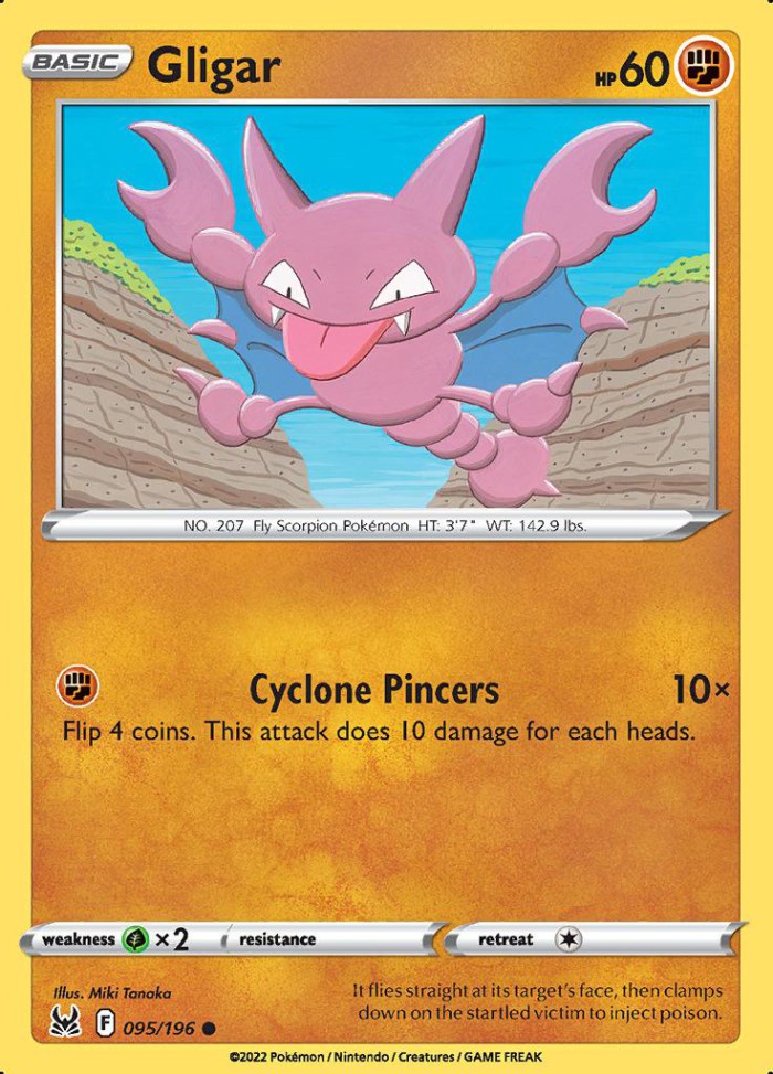 Carte Pokémon: Gligar [Scorplane]