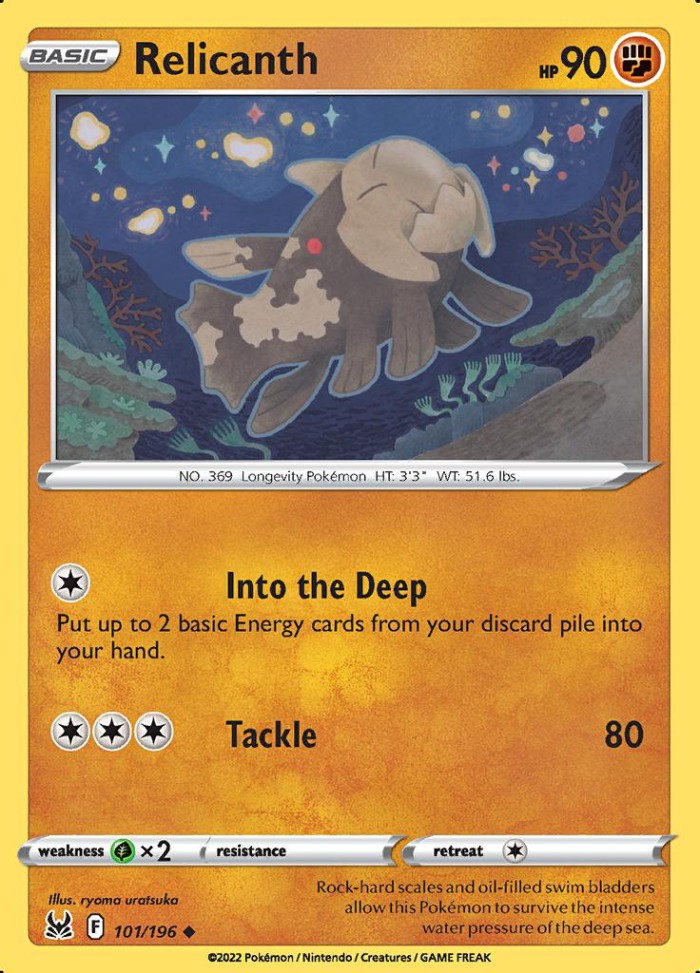 Carte Pokémon: Relicanth [Relicanth]