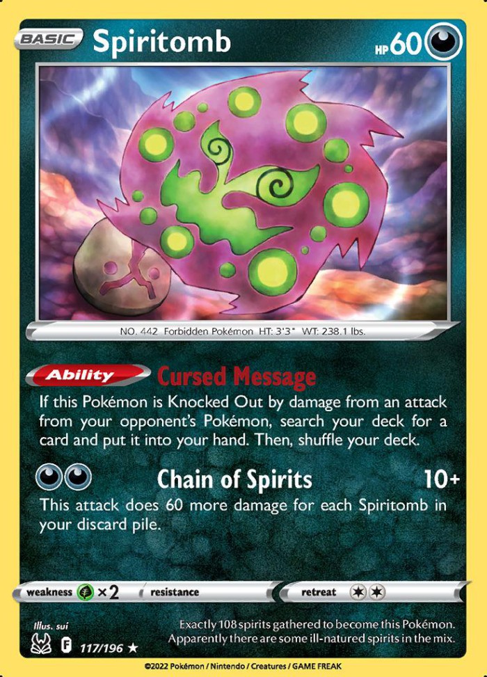 Carte Pokémon: Spiritomb [Spiritomb]