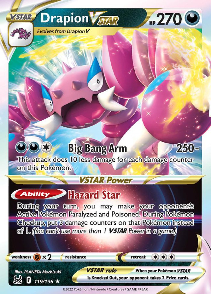 Carte Pokémon: Drapion VSTAR [Drascore VSTAR]