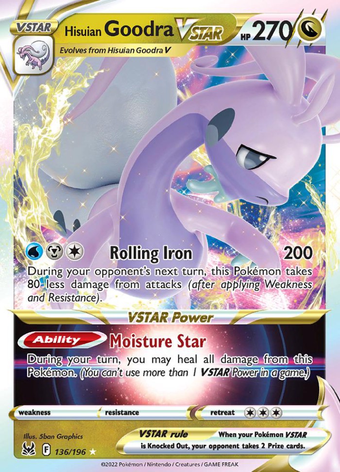 Carte Pokémon: Hisuian Goodra VSTAR [Muplodocus de Hisui VSTAR]