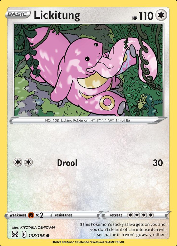 Carte Pokémon: Lickitung [Excelangue]