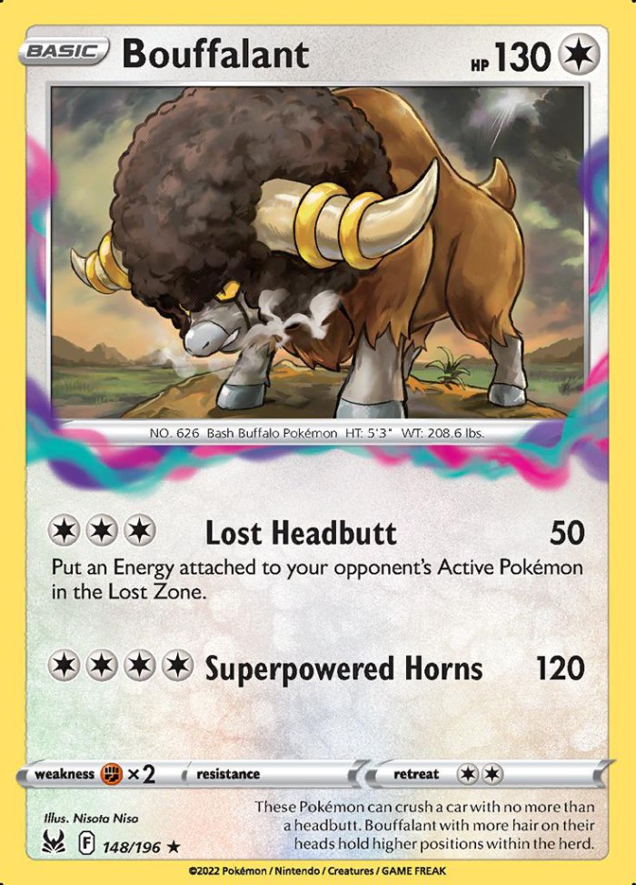 Carte Pokémon: Bouffalant [Frison]