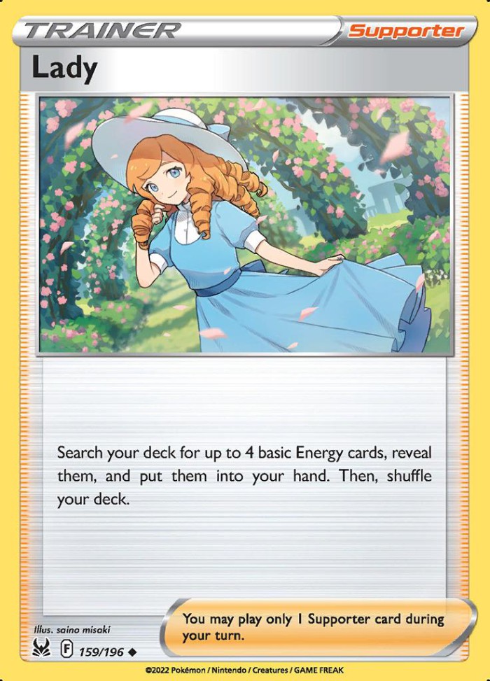 Carte Pokémon: Lady [Mademoiselle]