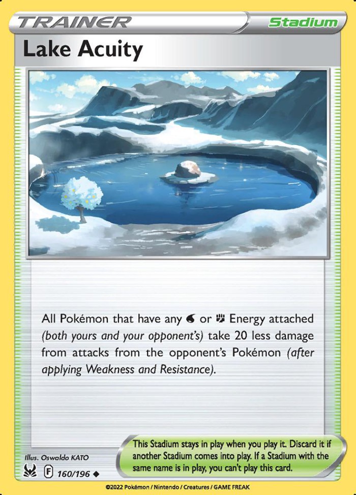 Carte Pokémon: Lake Acuity [Lac Savoir]