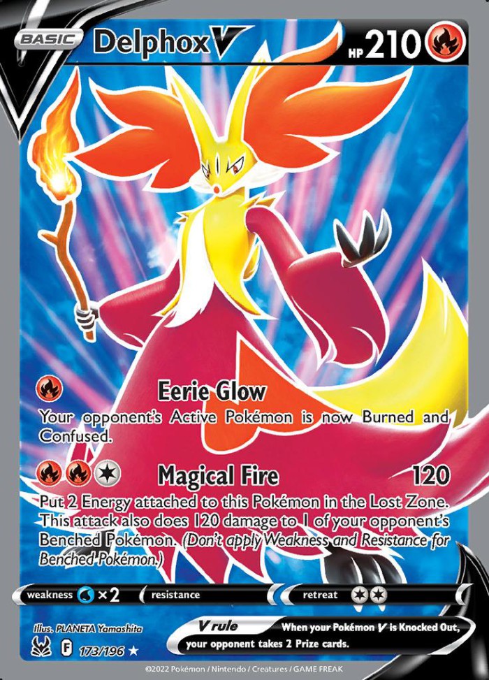 Carte Pokémon: Delphox V [Goupelin V]