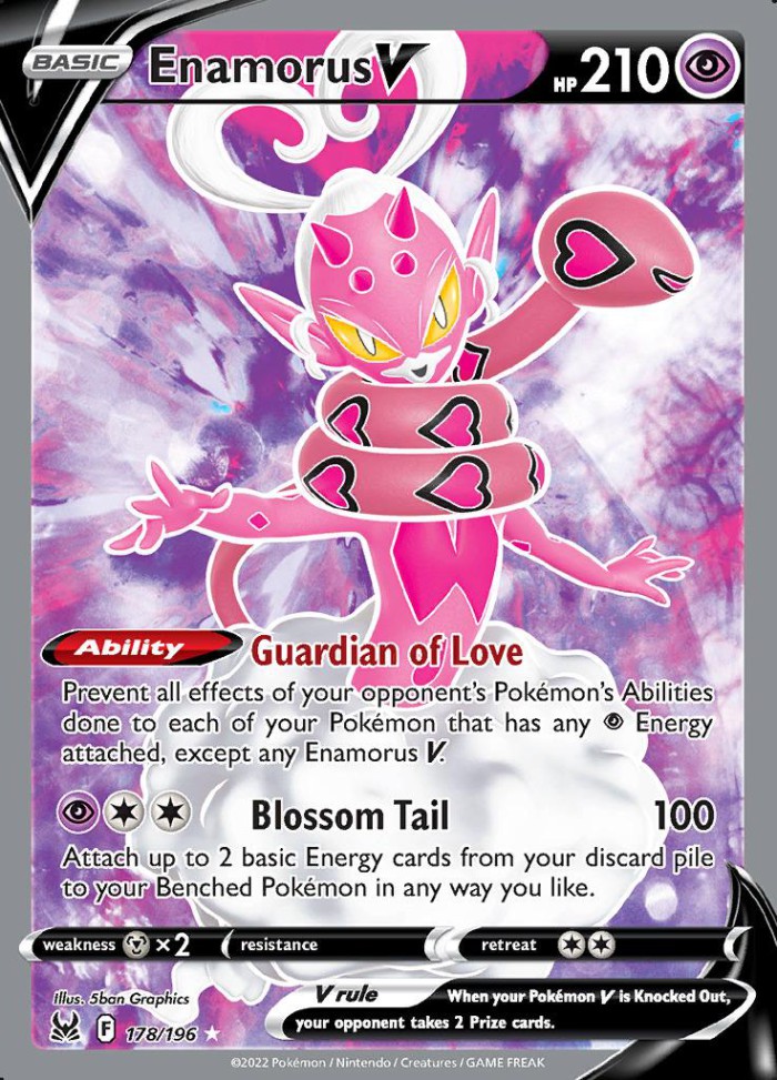 Carte Pokémon: Enamorus V [Amovénus V]