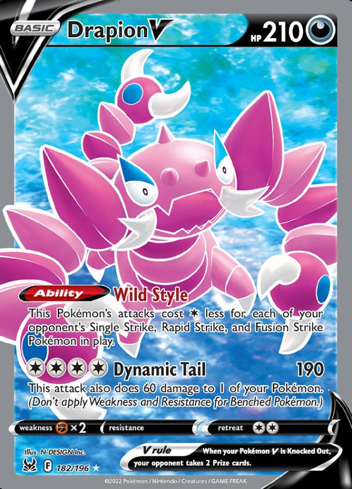 Carte Pokémon: Drapion V [Drascore V]