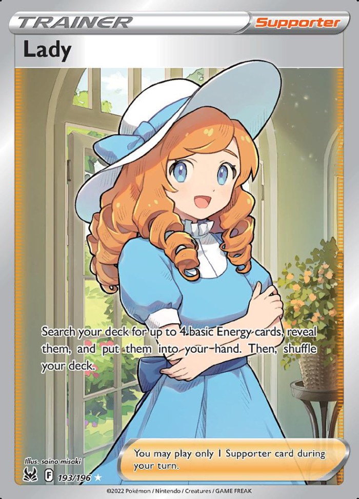 Carte Pokémon: Lady [Mademoiselle]