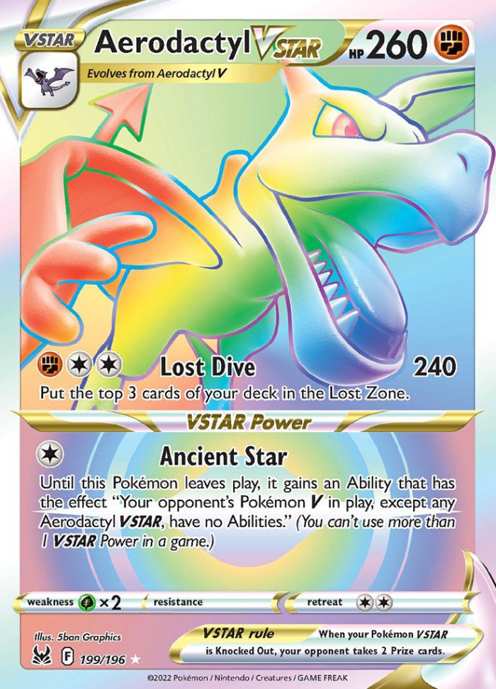 Carte Pokémon: Aerodactyl VSTAR [Ptéra VSTAR]