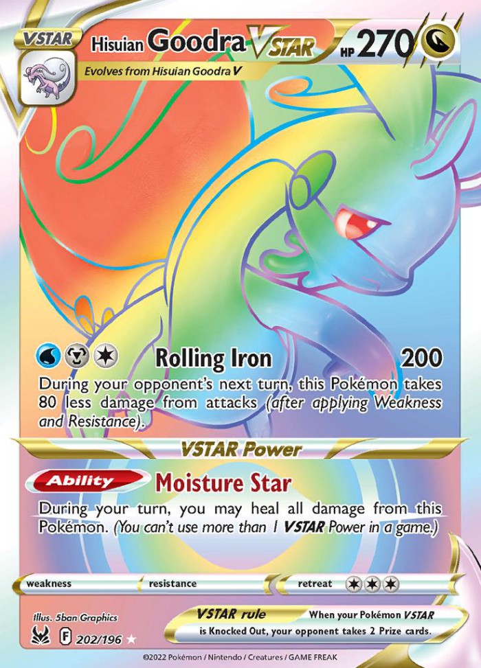 Carte Pokémon: Hisuian Goodra VSTAR [Muplodocus de Hisui VSTAR]