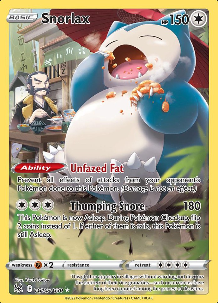 Carte Pokémon: Snorlax [Ronflex]