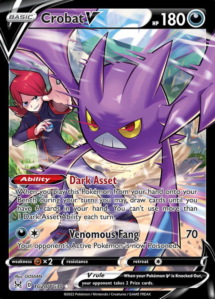 Carte Pokémon: Crobat V [Nostenfer V]